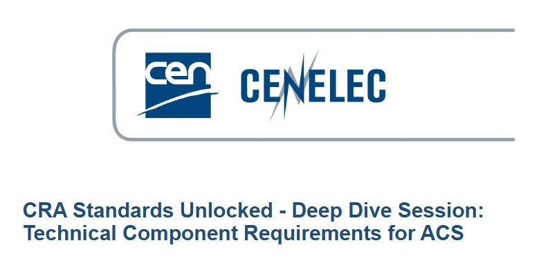 banner cencenelec cra standards unlocked deep dive session technical component requirements acs 800 | WebJET CMS