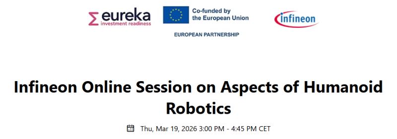 banner eureka infineon online session on aspects humanoid robotics 800 | WebJET CMS