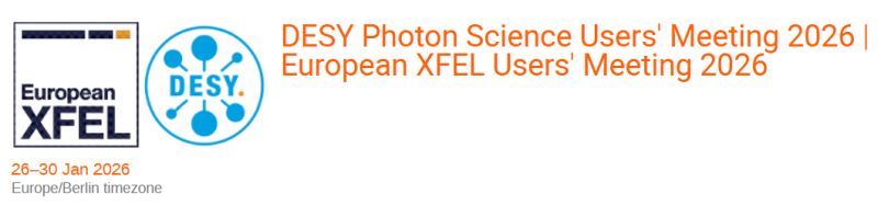 banner xfel user meeting 2026 800 | WebJET CMS