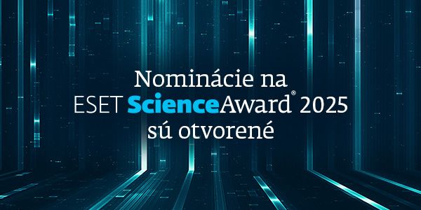 banner eset science award 2025 600 | WebJET CMS