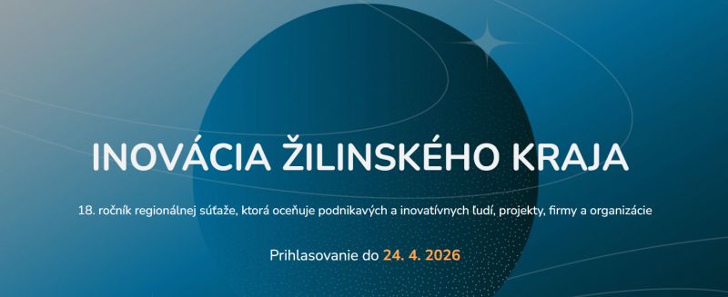 banner inovia inovacie zilinskeho kraja sutaz 2026 800 | WebJET CMS