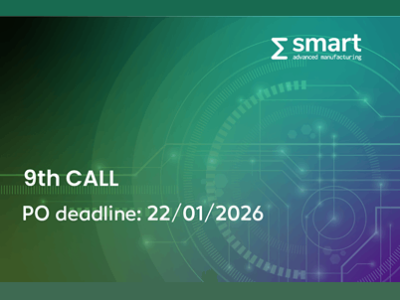 SMART 9th call for projects: Inovatívne riešenia pre udržateľnú a inteligentnú výrobu