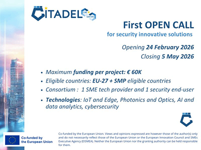 Výzva CITADEL 2026: Pilotné projekty pre MSP v digitálnej bezpečnosti
