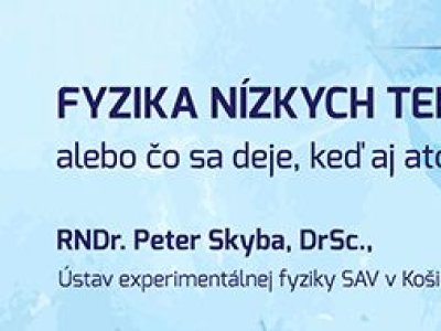 Veda v CENTRE: Fyzika nízkych teplôt – alebo čo sa deje, keď aj atómom začne „byť zima“