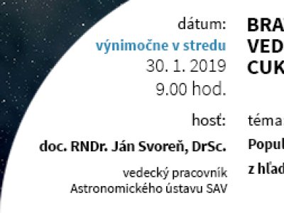 Bratislavská vedecká cukráreň: Populácia asteroidov v Slnečnej sústave z hľadiska možných zrážok so Zemou